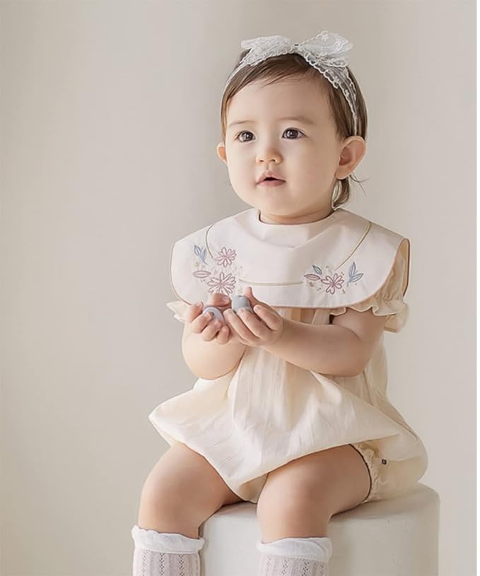 Bethynas Baby Girls Cute Bow-knot Headband Soft Lace Floral Hairbands Newborn Infant Toddlers Kids Hair Accessories (Style 2)