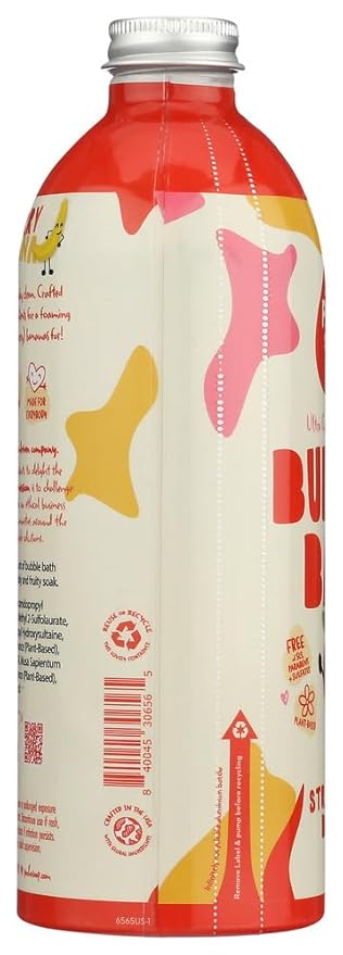 PACHA SOAP Kids Strawberry Banana Bubble Bath, 16 FZ