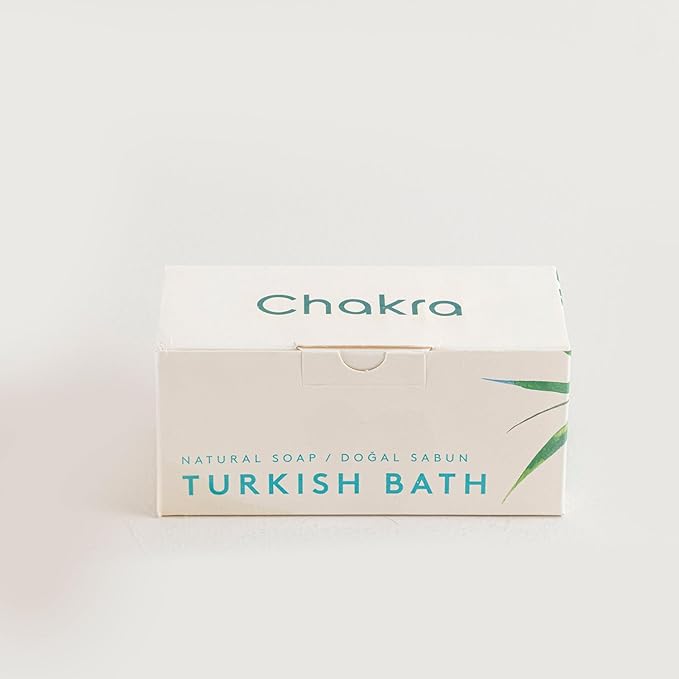 Chakra Soap Bar Pack of 10, 0.79 oz Each, Gentle Skin Cleansing & Moisturizing Bar Soap for Face, Body & Hands, Refreshing Traditional Scent, Turkish Bath