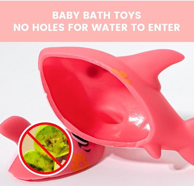 Hely Cancy Bath Toys for Kids - No Hole Baby Toys for 1 Year Old Infant Boys Girls, Shower Water Pool Toys