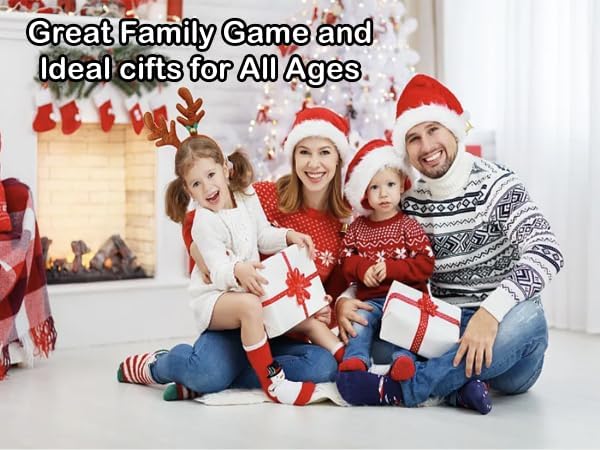 Face Changing Magic Cubes Game - Expression Matching Block Puzzle with Bell, Educational Building Toy for Kids & Adults, Fun Family Board Game