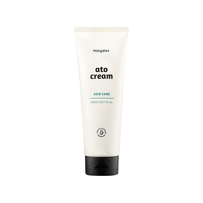 mongdies Baby Ato Cream | 200 Hour Long Lasting Hydration | Patented Ceracine™ & 6 Layer Ceramide Barrier Care | Intensive Moisturizer for Dry & Sensitive Skin | Dermatologist Tested | 8.11 fl oz