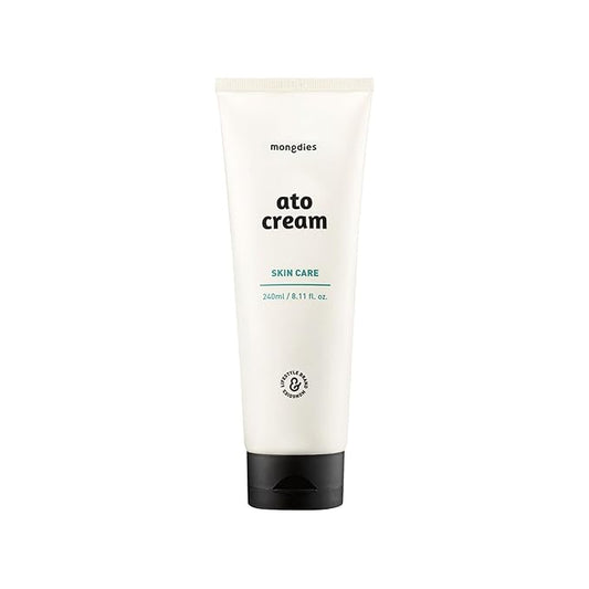 mongdies Baby Ato Cream | 200 Hour Long Lasting Hydration | Patented Ceracine™ & 6 Layer Ceramide Barrier Care | Intensive Moisturizer for Dry & Sensitive Skin | Dermatologist Tested | 8.11 fl oz