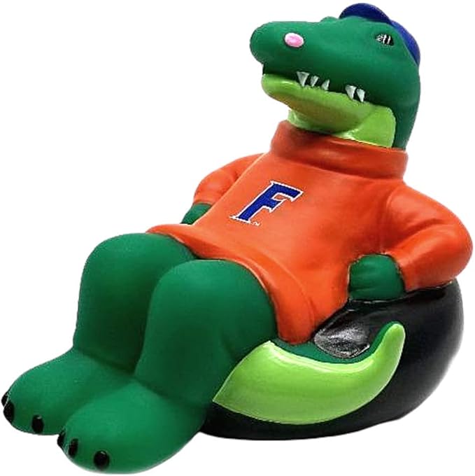 Florida Gators (Albert) Collegiate Bathtub Toys - Officially Licensed NCAA Team Mascots, Authentic Sports Memorabilia, Novelty Rubber Ducks (University of Florida)
