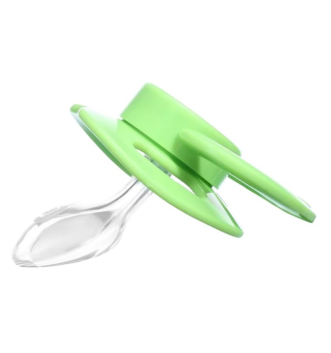 Landofgenie Adult Size Large Shield Pacifiers Bone Shaped Cutie Pacifier Green