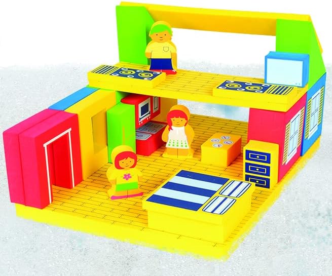 BathBlocks Floating Adventure House Bath Toy Pool Toy in Science Museums and Childrens Museums Nationwide