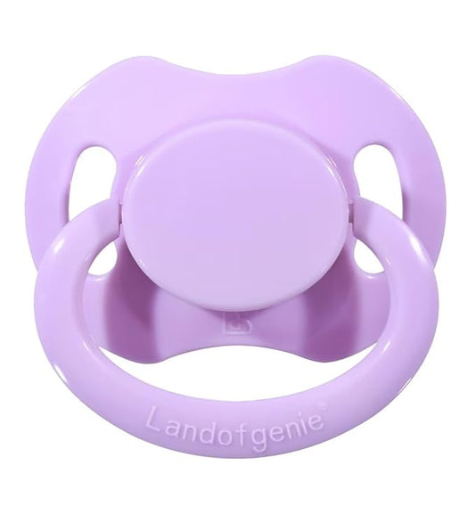 Landofgenie Adult Size Large Shield Pacifiers Bone Shaped Cutie Pacifier Purple