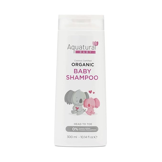 Organic Baby Shampoo, Plant-Based, Vegan & Gentle, Moisturizing, Baby Essentials for Newborn and Toddler, Suitable for All Skin Type 10.14 Fl Oz