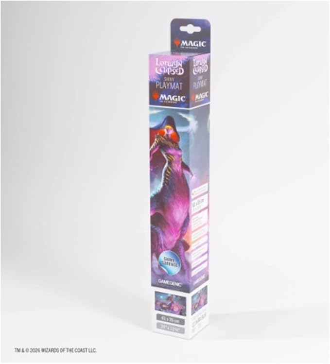 Gamegenic Magic: The Gathering Lorwyn Eclipsed Shiny PLAYMAT - Moonshadow Design, Premium 61×35 cm Playmat with Shiny Ultra-Fine Surface, Flat Stitching & 2mm Cushioning