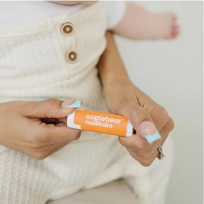 oogiebear Organic Nourishing Soothe All & Breath Better Balms - Naturally Soothing, Gentle Moisturizer, On-The-Go Size with Travel Pouch - 0.5 oz, Safe for Infants, Doctor Made