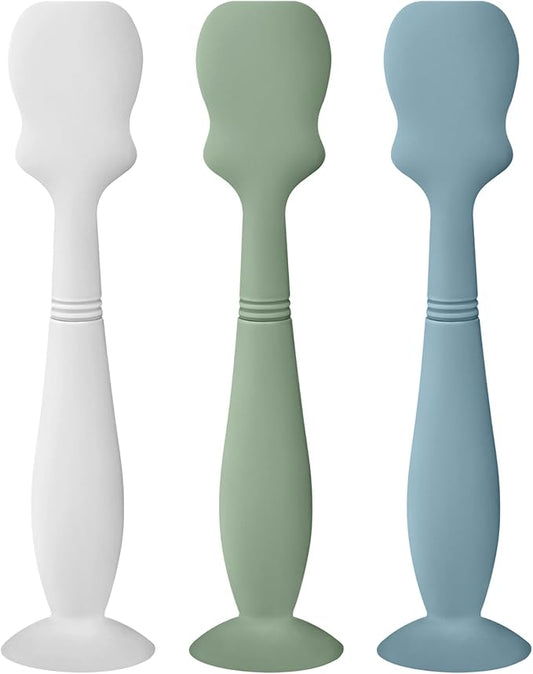 3 Pack Baby Diaper Cream Brush, Diaper Cream Spatula Applicator Silicone Baby Butt Paste Spatula for Babies, Newborn (3Packs, Color 1)