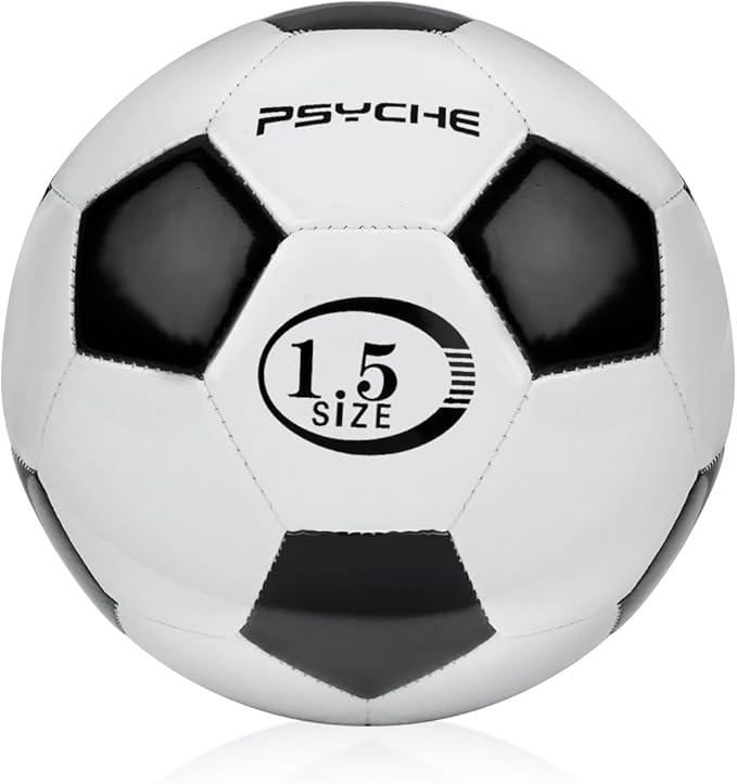 Wisdom Leaves Mini Soccer Ball for Kids/Toddlers,Small Soccer Balls Size 1.5,Baby Toy Ball for Indoor and Outdoor Play Games,Soft and Lightweight（160g）