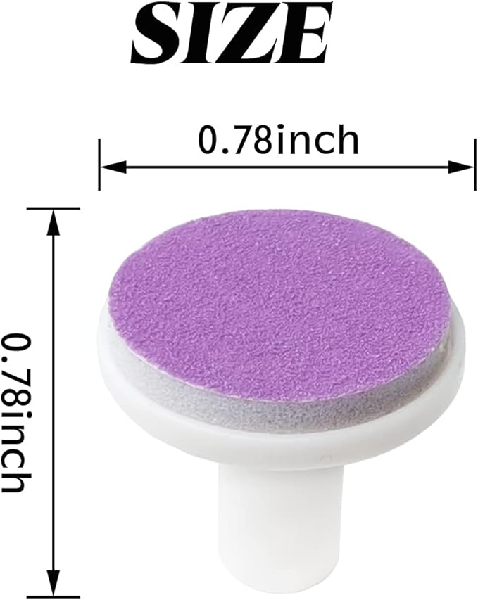 NSBELL 36PCS Baby Nail File Pads Nail Trimmer Replacement Pads Electric Baby Nail Grinding Heads for Standard Electric Kid Nail Trimmer
