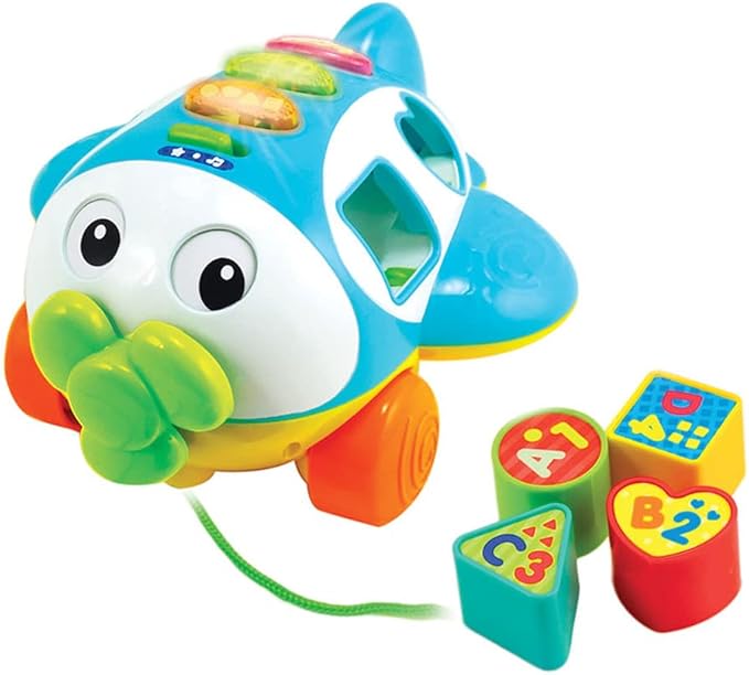 winfun Sort n Learn Pull Along Plane