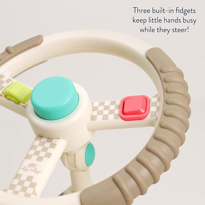 Itzy Ritzy - Bitzy Driver Steering Wheel Wagon and Stroller Activity Toy