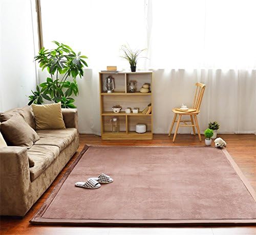 Play Crawling mat for Nursery Baby, Extra Soft Activity Floor Mat for Kids Playroom Bedroom-Brown-200 * 200cm