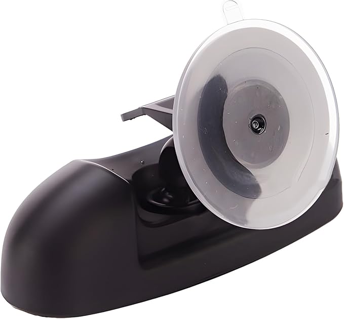 Universal Car Baby Mirror 360 Degree suction cup type Car Back Seat Baby View Mirror Adjustable Auxiliary Rear View Mirror 5.9Inch - Black