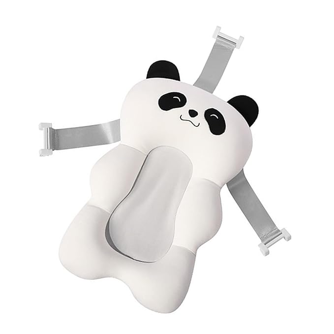 Cartoon Baby Bath Cushion Floating Shower Bed for Newborns and Infants Nonslip Designing Ergonomic Pad