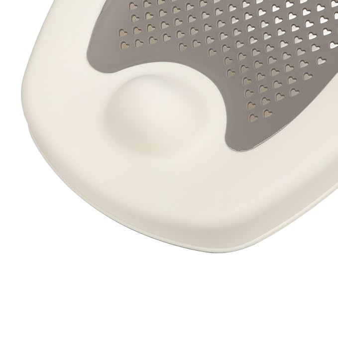 Foldable Baby Bath Support, Ergonomic Design, Quick Drainage, Non-Slip, Universal Fit Bathtub Holder, Hollow Pattern, for Newborns, Infants, and Travel