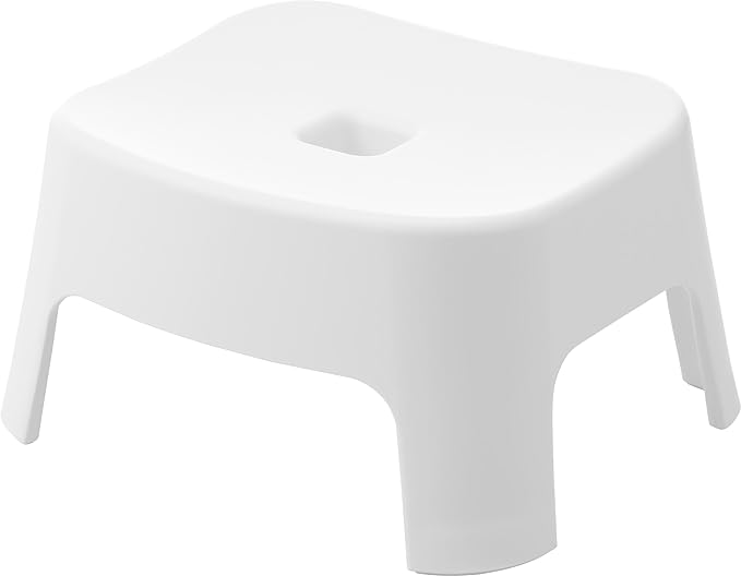 Yamazaki SH13 Magnetic Bath Chair, For Kids, White, W10.0 x D8.3 x Height 5.1 inches (25.5 x 21 x 13 cm), Tower Tower Bath Chair, Bath Chair, For Kids, Toddlers, Easy to Dry 1852