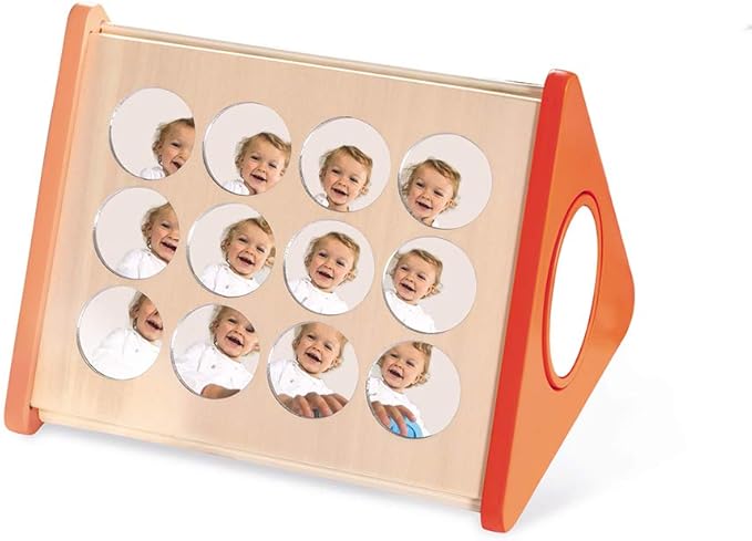 Janod Essentiel Mirrors Box - Early Learning Toy - 18 Months+ - J05069