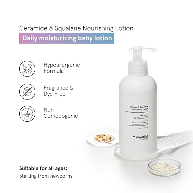 Minimalist Pediatrics Ceramide Squalane Nourishing Lotion