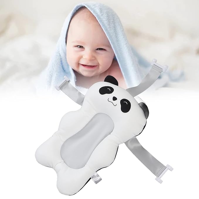 Baby Bath Tub Pad, Adjust Strap Soft Floating Tub Pillow Sink Bath Cushion, Give Baby Extra Support and Comfort While Bathing (1)