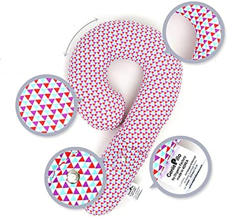 Car Seat Belt Cushion Kids Car Travel Pillow Head Neck Support Pillow Soft Neck Pillow Headrest Sleeping Pillow for Car Seat Airplane Train Ergonomic Pillow for Car Airplane Long Journeys