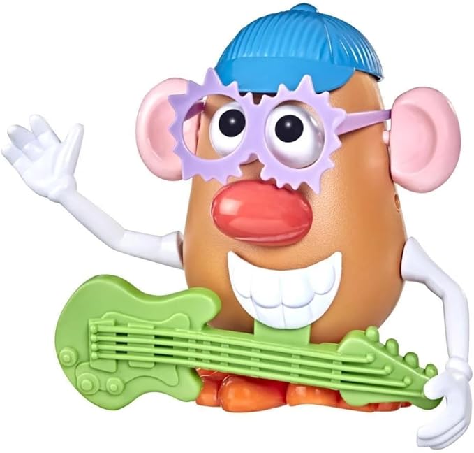 Mr. Potato Head Spud Star Toy Set, Musical Rocker Theme with Guitar, Kids Dress Up Accessories