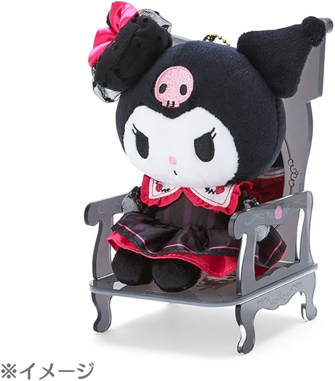 Sanrio 068373 Kuromi & Baku Chair-shaped Stand Mirror (Kuromi Delusion Osama)