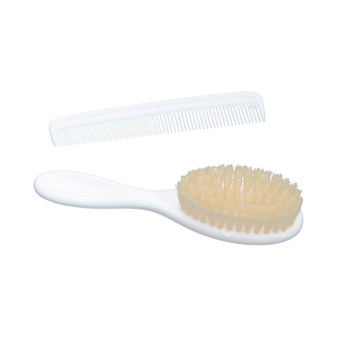 Rotho Babydesign Comb and Brush, from 0 months, TOP, White, 20059 0001 01