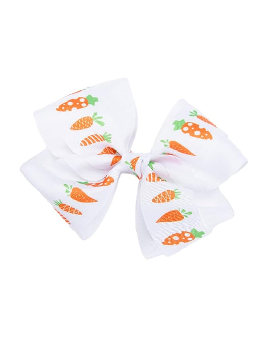 Baby Girls Carrot Hair Clips Pin Easter Bunny HairClips Carrot Hair Barrettes Pin JHE27 (Big Bow)
