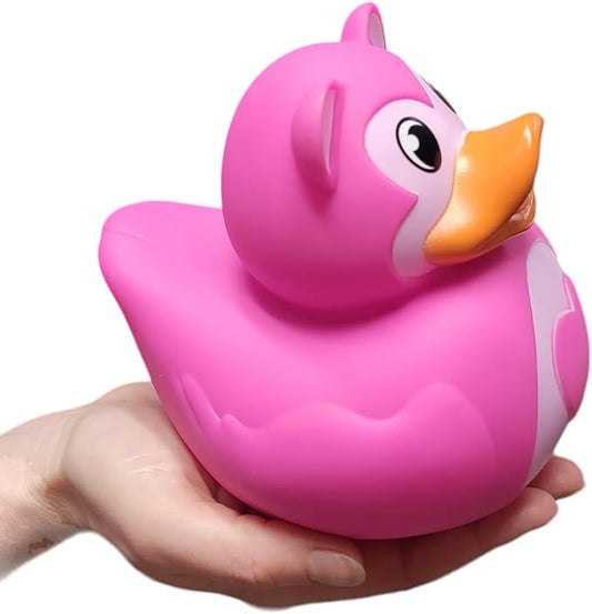 Big Rubber Ducky Collectible Mix - Valentine's Day Pink Heart (5.5") Alien, Robot, Dinosaur, Splat, Ninja, Confetti, Pink Heart, Yellow, Unicorn and Astronaut. Perfect for Ducking