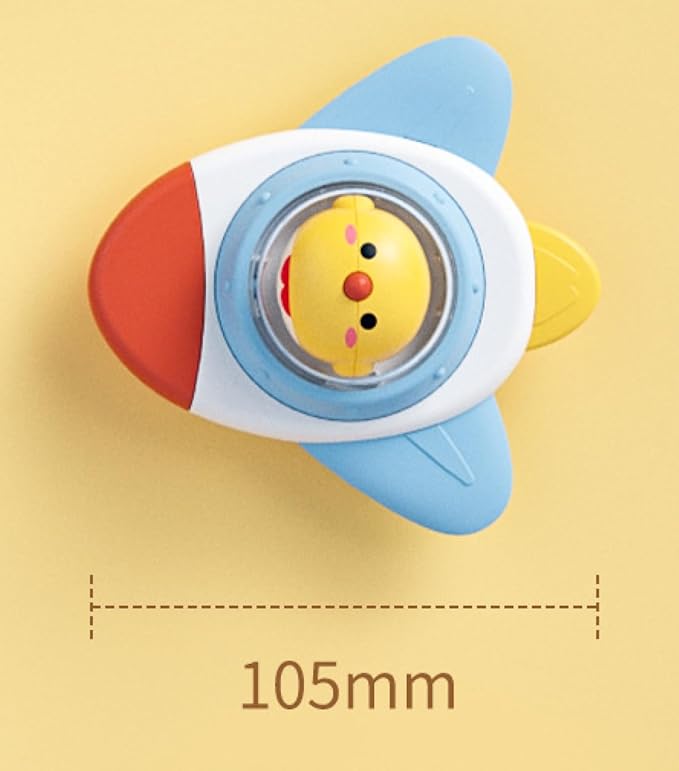 Yummy Baby 3PCS Suction Cup Spinner Toys for Girls and Boys, Perfect for Birthday, Sensory Bath Toys for Toddlers (3 Pack) (Set 2)