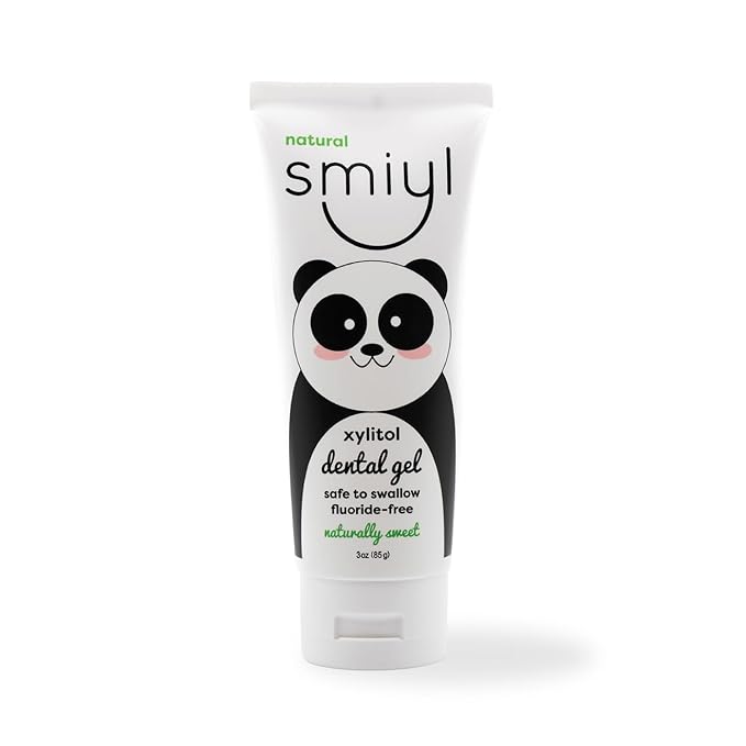 Xylitol Dental Gel for Babies and Toddlers, All-Natural Fluoride-Free Toothpaste for Tooth & Dental Health, No Artificial Flavors, Improves Pacifier Acceptance, Great for Teething Babies 3 oz