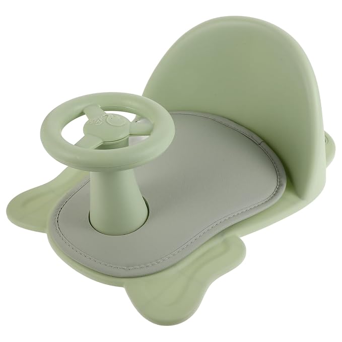 Didiseaon Baby Bath Seat for Tub Non-Slip Toddler Bathing Chair Adjustable Infant Shower Seat for Boys and Girls 1-3 Years Old Safe and Comfortable Bathing Support