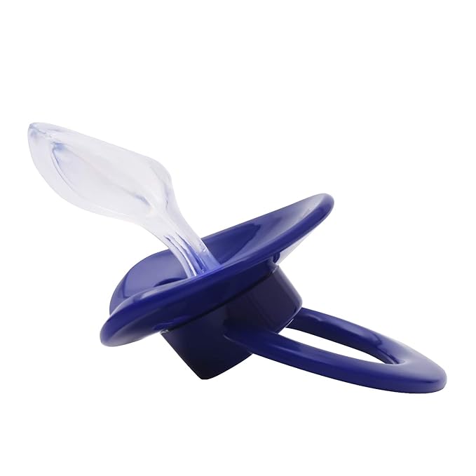 LittleForBig 3-Pacifier Pack BigShield Adult Sized Gen-1 DarkBlue Red Yellow