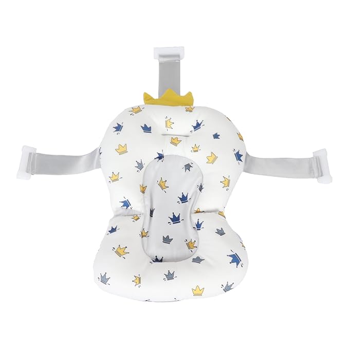 Infant Bath Support Seat ow, Easy Cleaning, Connectable Bath Mat, Comfortable and Material for Cozy Newborn Bath