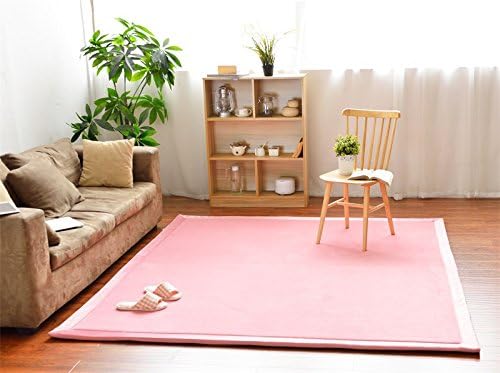 Play Crawling mat for Nursery Baby, Extra Soft Activity Floor Mat for Kids Playroom Bedroom-Princess Powder-200 * 200cm