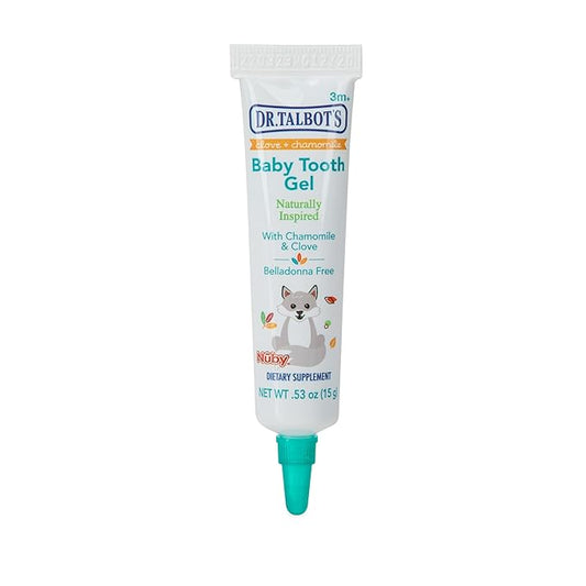 Dr. Talbot's Baby Tooth Gel for Sore Gums, Naturally Inspired, .53 Oz, Benzocaine Free, Belladonna Free