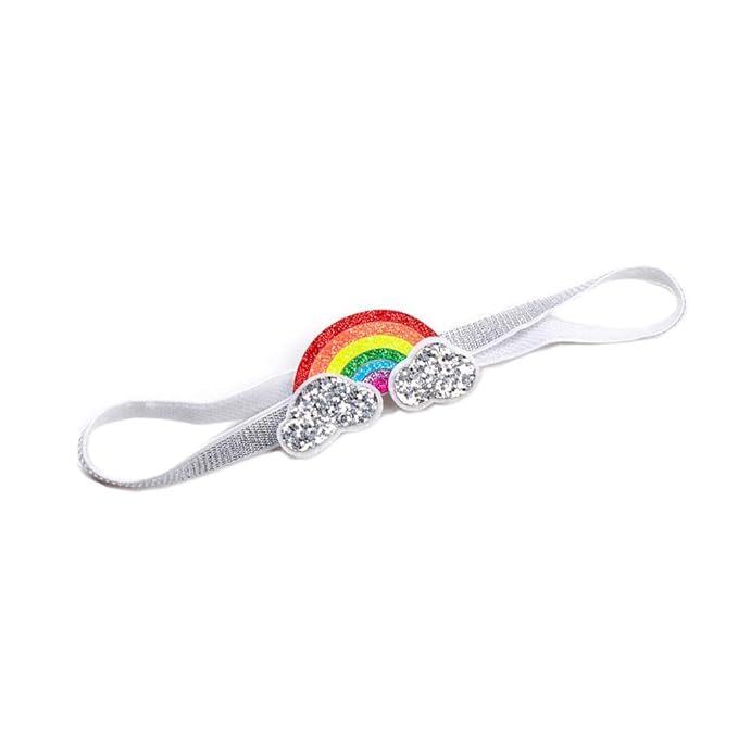 Baby Rainbow Cloud Headband Girls Hair Clips Pin Cloud Hair Band BBG17 (-Rainbow Cloud-)