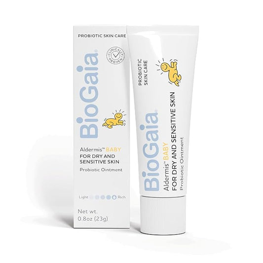 BioGaia Baby Probiotic Ointment | Soothes & Hydrates Dry, Irritated & Sensitive Skin | Use It From Head to Toe | Formulated With Plant-Based Oils & Probiotics | Steroid Free & Microbiome-Friendly