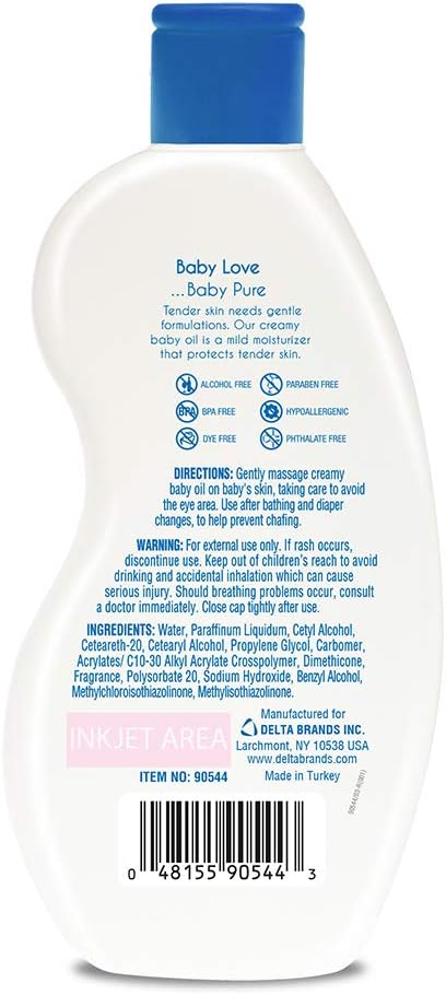 Soft & Soothing Baby Oil, 12 Ounce