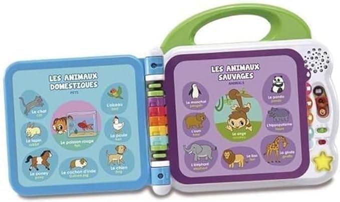 VTech 601505 Mon Premier imagier bilingue Interactive Imager, Multicolored, Norme
