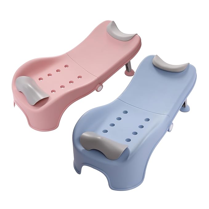 Adjustable Children's Shampoo Chair, Hair Washing Station for Kids Children's Shower Seat, Hair Wash Basin is Suitable for 0-5 Years Old Bath seat Bathtub Household Design