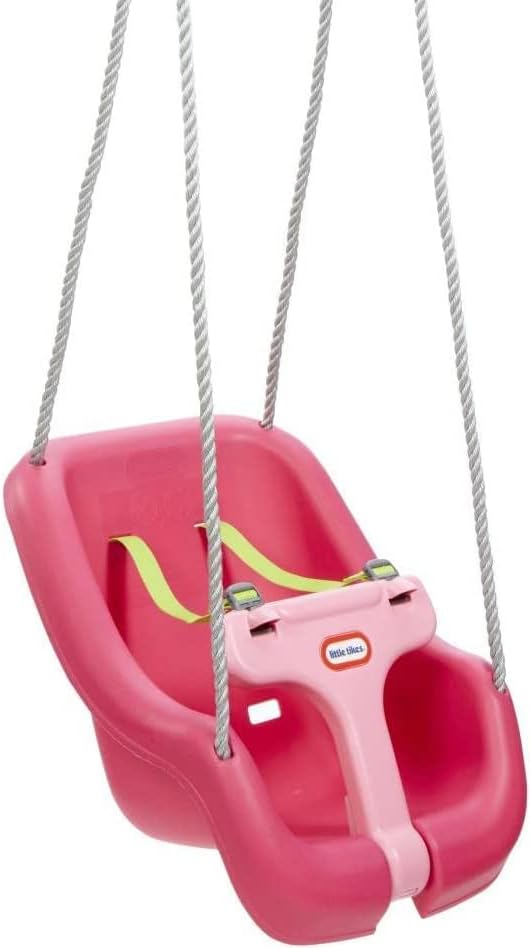 Little Tikes 650727M 2-in-1 Snug 'n Secure Swing 4pk Magenta