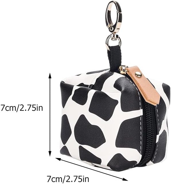 LUOZZY Pacifier Holder Pouch - Portable Pacifier Case with Cows Pattern, Easily Attach to Diaper Bags or Purse for Outdoor Travel Accessories