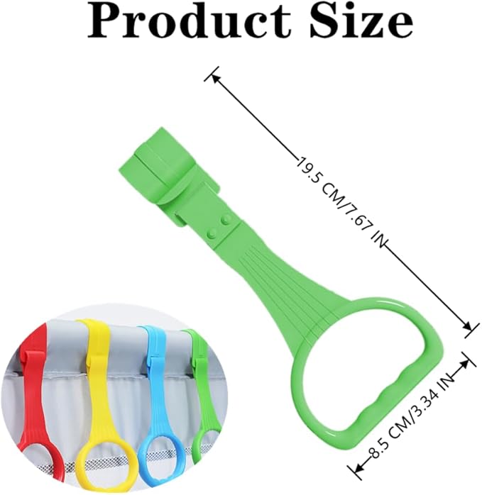 4 PCS Baby Pull Up Rings Robust Baby Pull Rings Crib Pull Rings Playpen Pull Up Rings Kids Walking Training Tool for Baby Kids