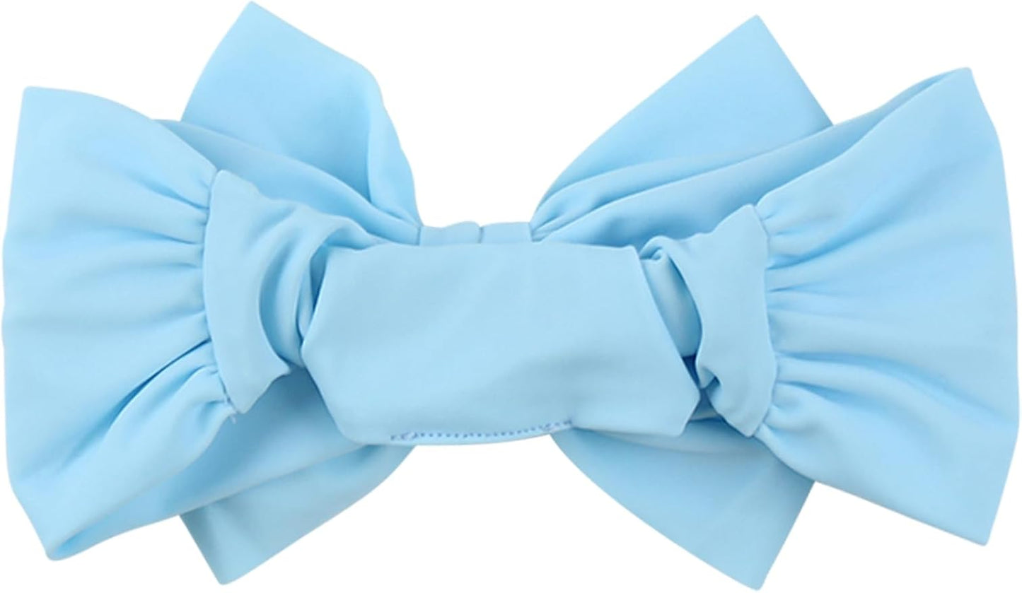RuffleButts® Girls Swim Bow Headband