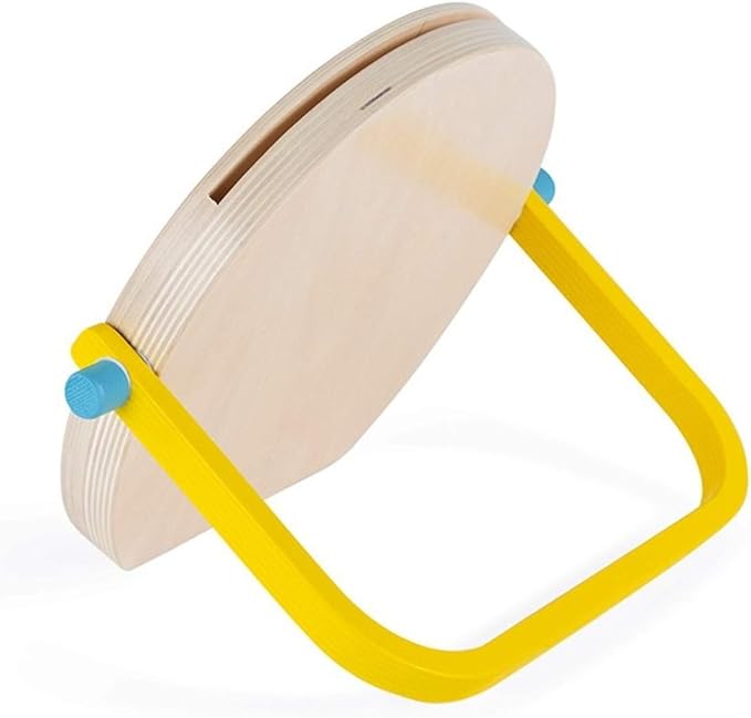 Janod Learn to Tell Time - Wooden Educational Teaching Clock - Ages 5+ - J05076